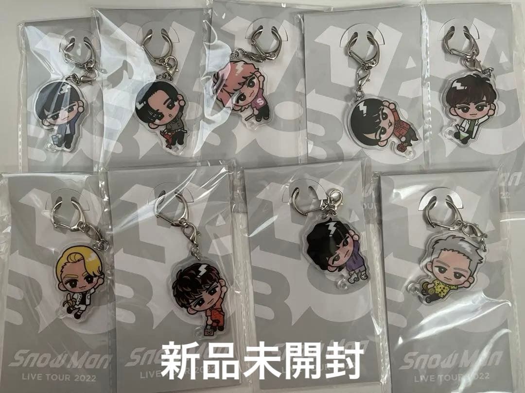 新品未開封　すのチル　キーホルダー　9個　 Man
