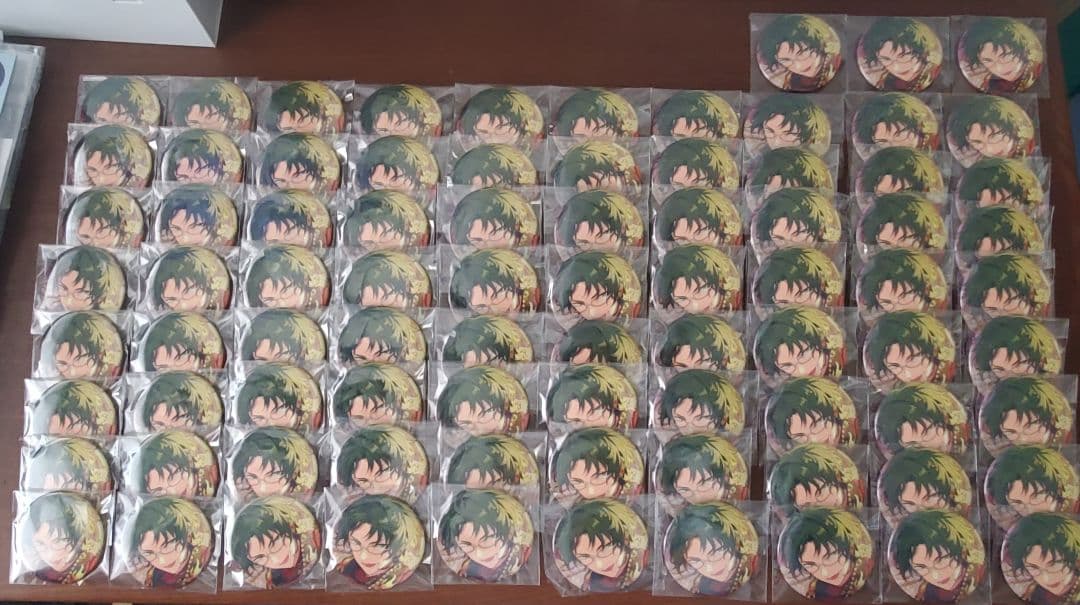 あんスタ 蓮巳敬人 缶バッジ 痛バ付き