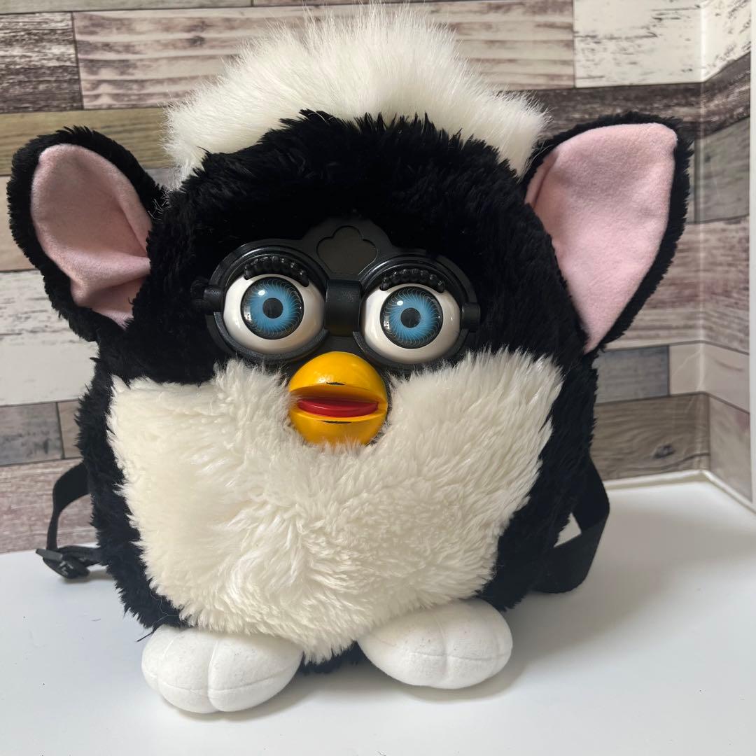 ファービー　初代　リュック　バックパック　鞄　furby　グレー　#8
