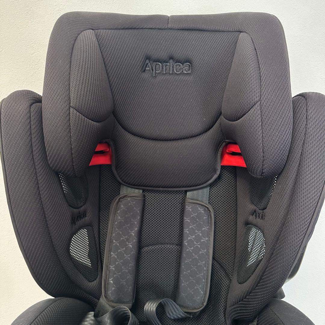 【美品】Aprica AirGroove Plus ブラック ジュニアシート