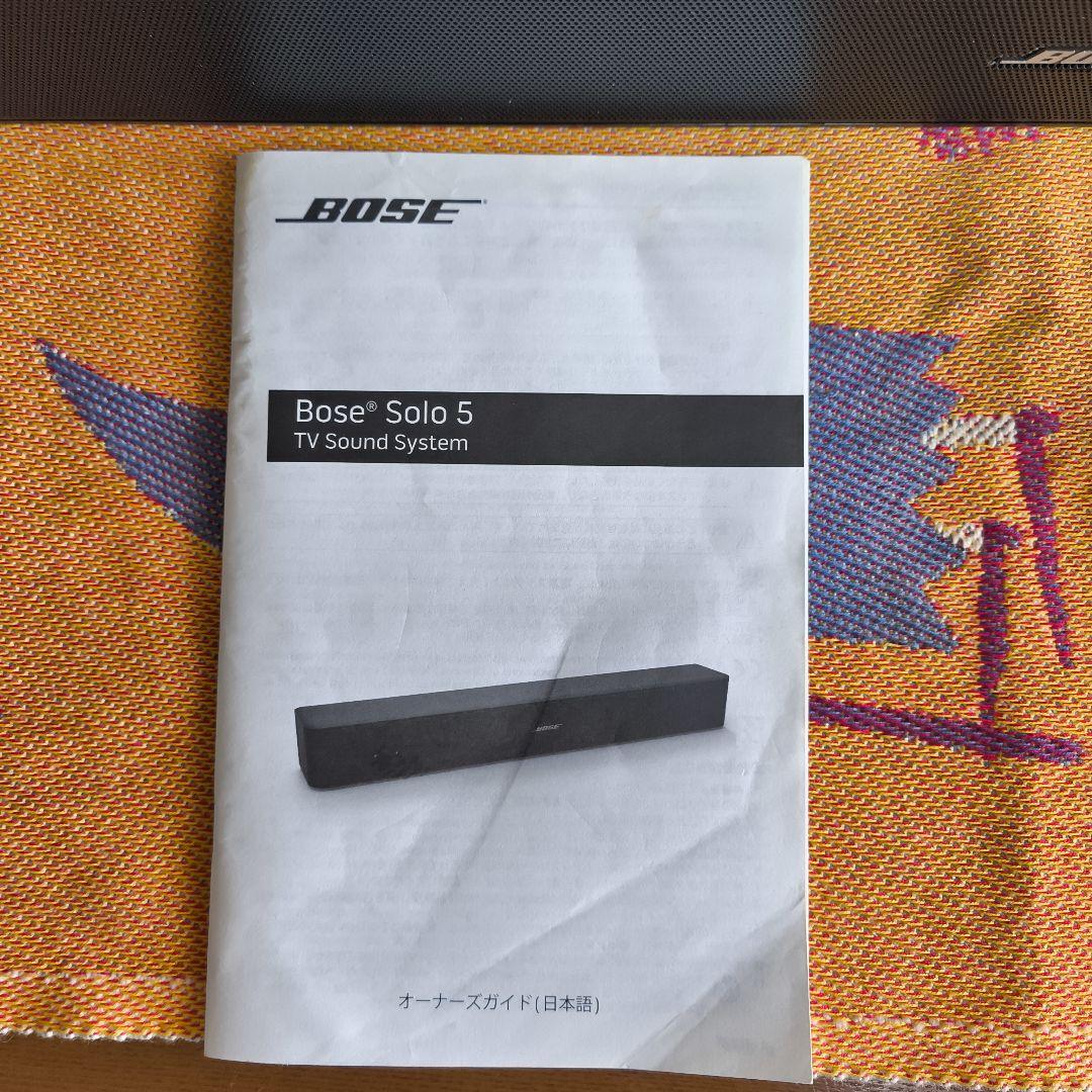 Bose　Solo 5 TV sound system ブラック