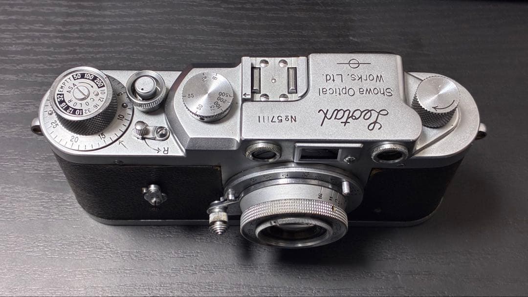 Leotax K　レオタックス　フィルムカメラ　ライカコピー　動作品　レンズ付属