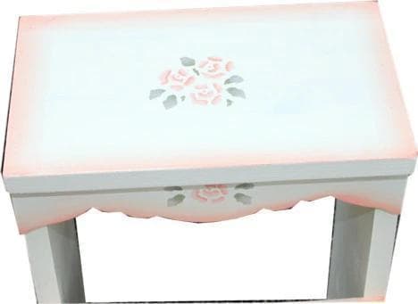 薔薇の踏み台　トアローズ２段　ディテーブルにも　オットマンにも　ディスプレイ台