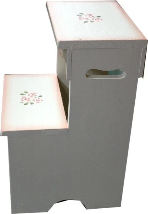 薔薇の踏み台　トアローズ２段　ディテーブルにも　オットマンにも　ディスプレイ台