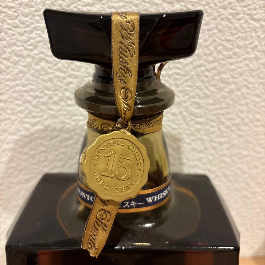 サントリー ウイスキー ローヤル 15年 青ラベル 750ml 古酒