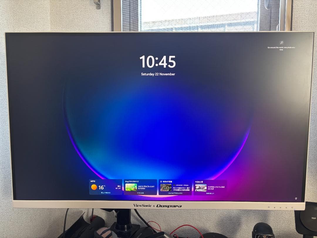 Viewsonic 27インチ WQHD IPS 180Hz ゲーミングモニター