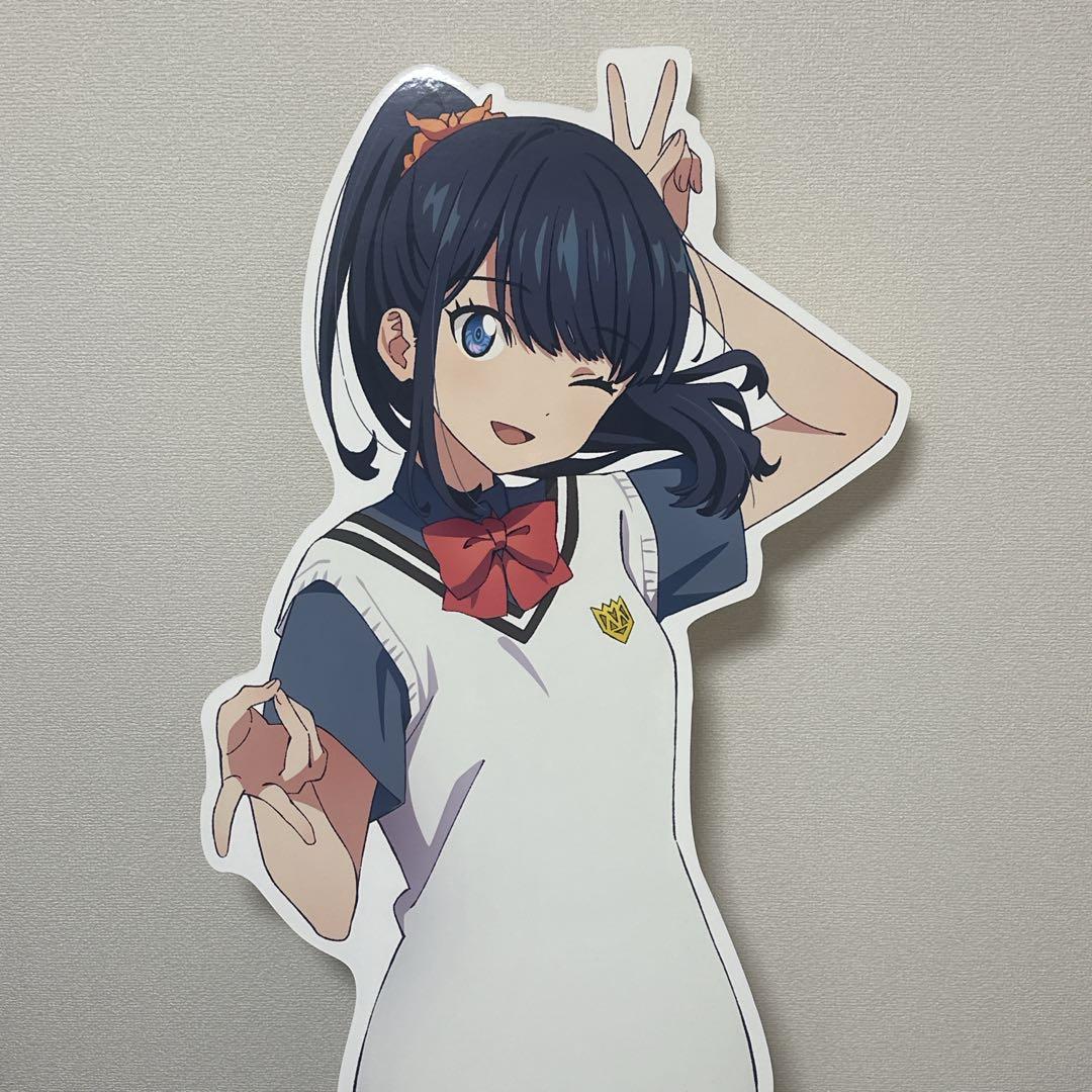 宝多六花 等身大パネル グリッドマンユニバース TSUTAYAコラボ ケース付き