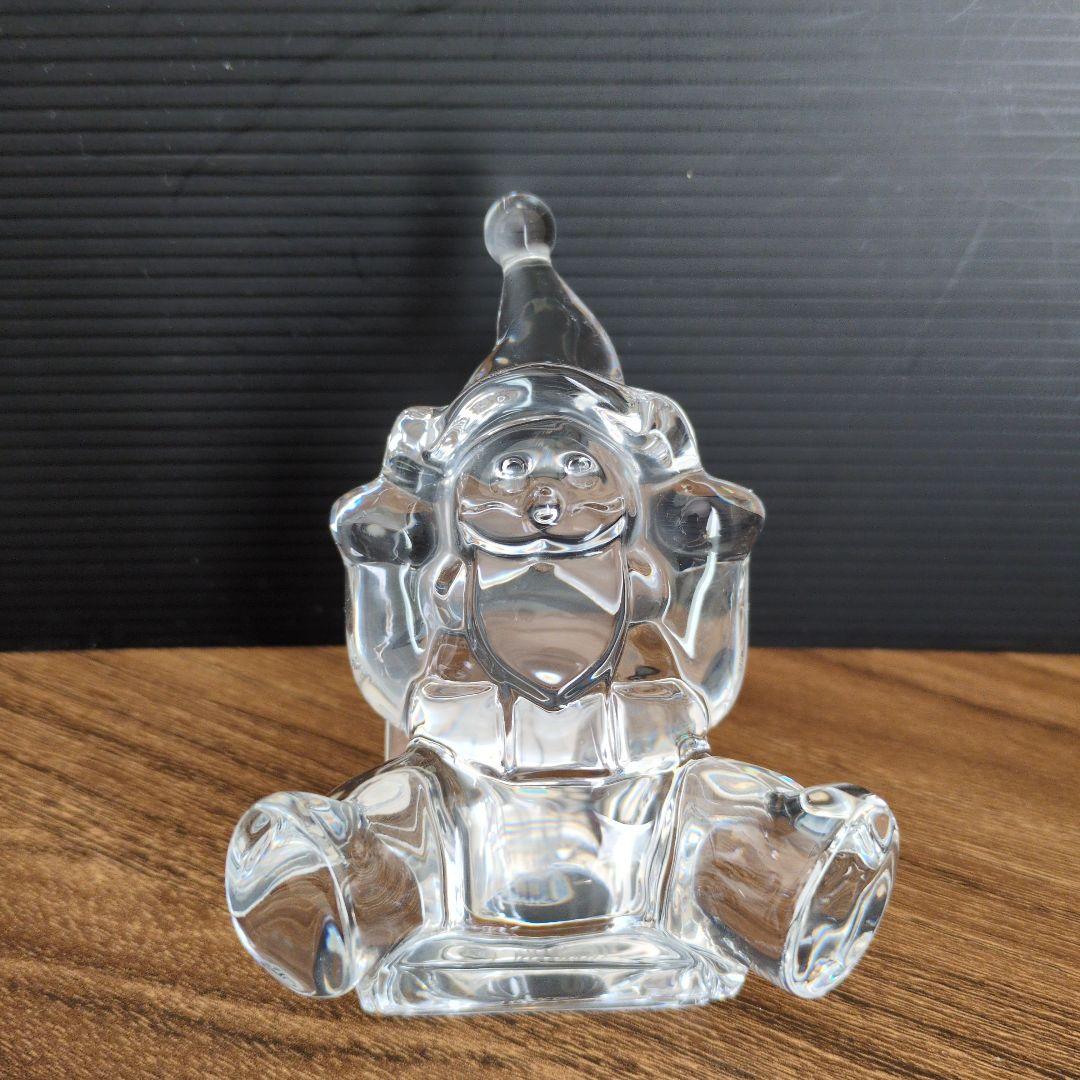 Baccarat バカラ ソリに乗る サンタクロース フィギュア