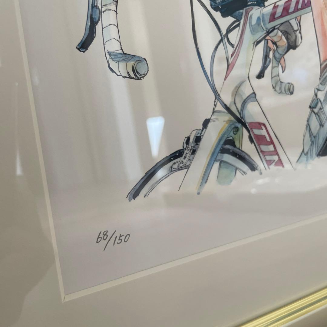 弱虫ペダル　原画展　版画　巻島裕介