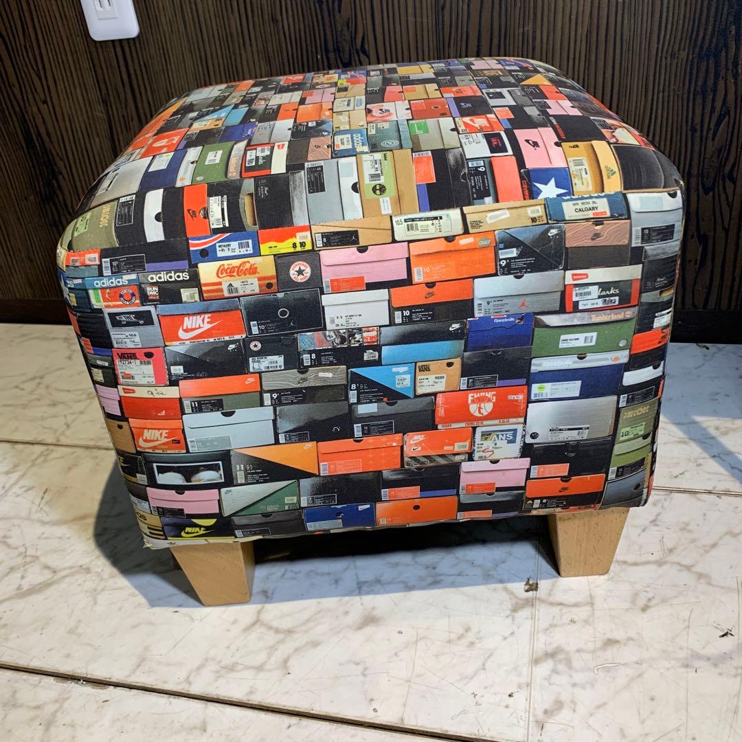 アップルバム applebum K.B.A.S.柄 オットマン 椅子 NIKE