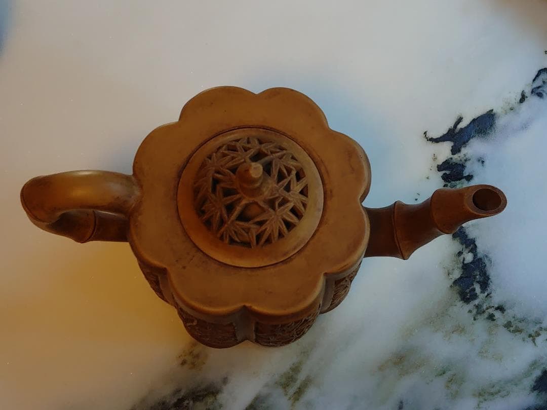 急須　八竹壺　中国宜興窯