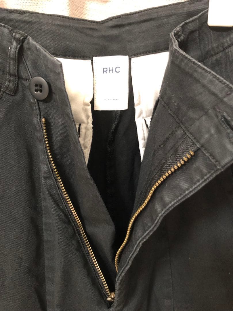 RHC ワイドチノパンツ ロンハーマン S 黒