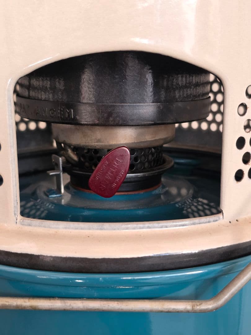 超希少 極上 美品 ビンテージストーブ デイトマー デーモン ブルー色