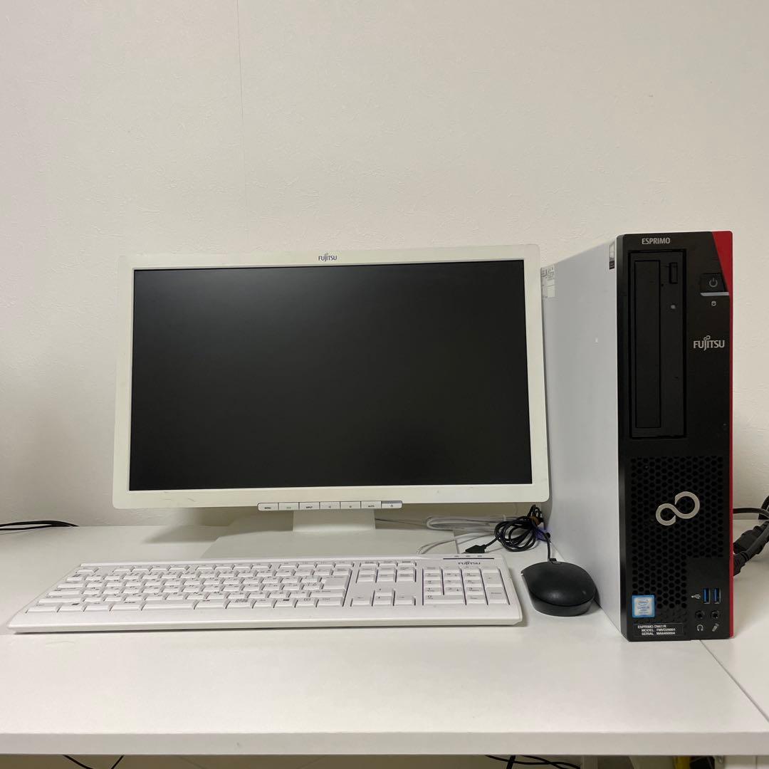 デスクトップパソコン 第7世代16GB 新品SSD Win11 22インチセット