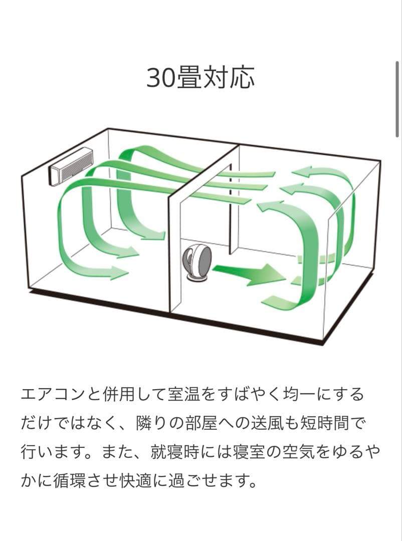 バルミューダ GreenFan Cirq サーキュレーター