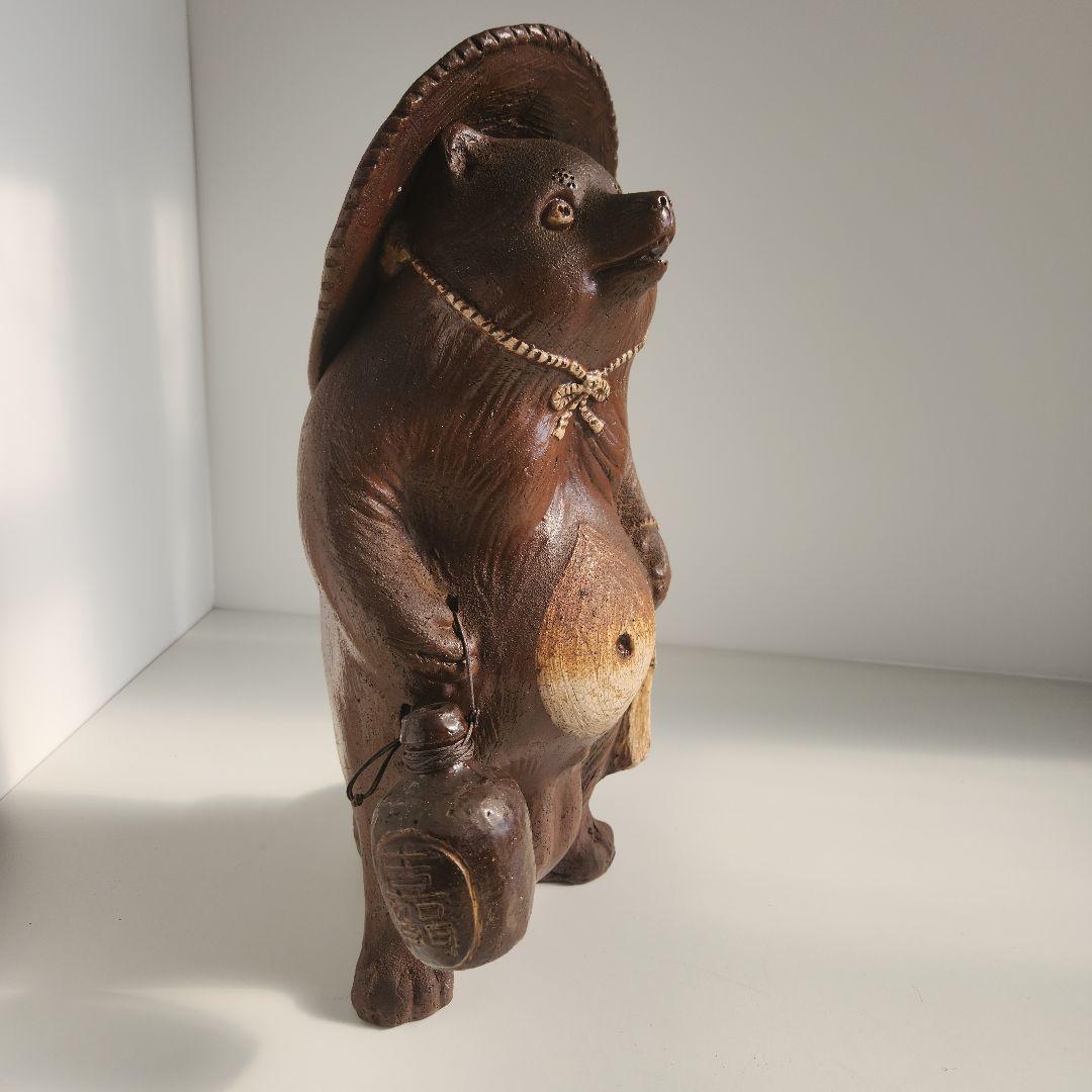 最終価格　美品　格安　お値打ち品　特大サイズ 信楽焼 たぬき 置物