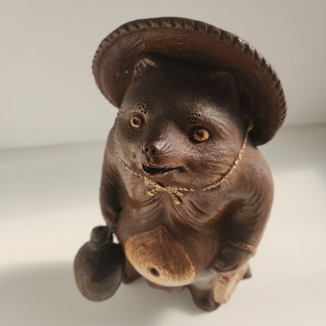 最終価格　美品　格安　お値打ち品　特大サイズ 信楽焼 たぬき 置物