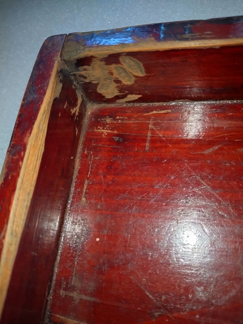 アンティーク風木製小物入れ