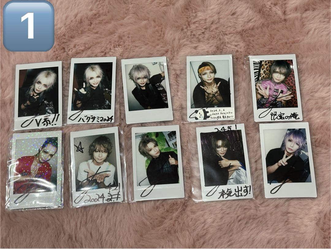 ビバラッシュ 冬也さん チェキ90枚(10枚セット売り可)