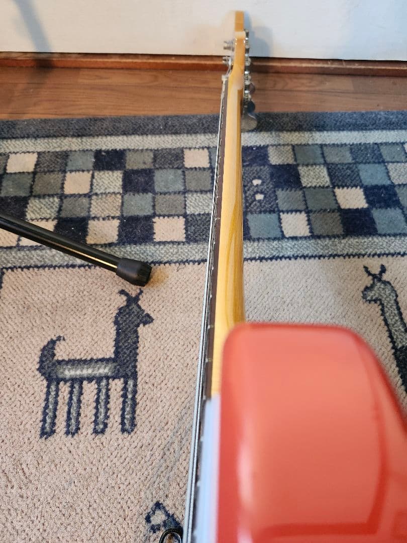 Fender Mustang Bass レッド 美品。