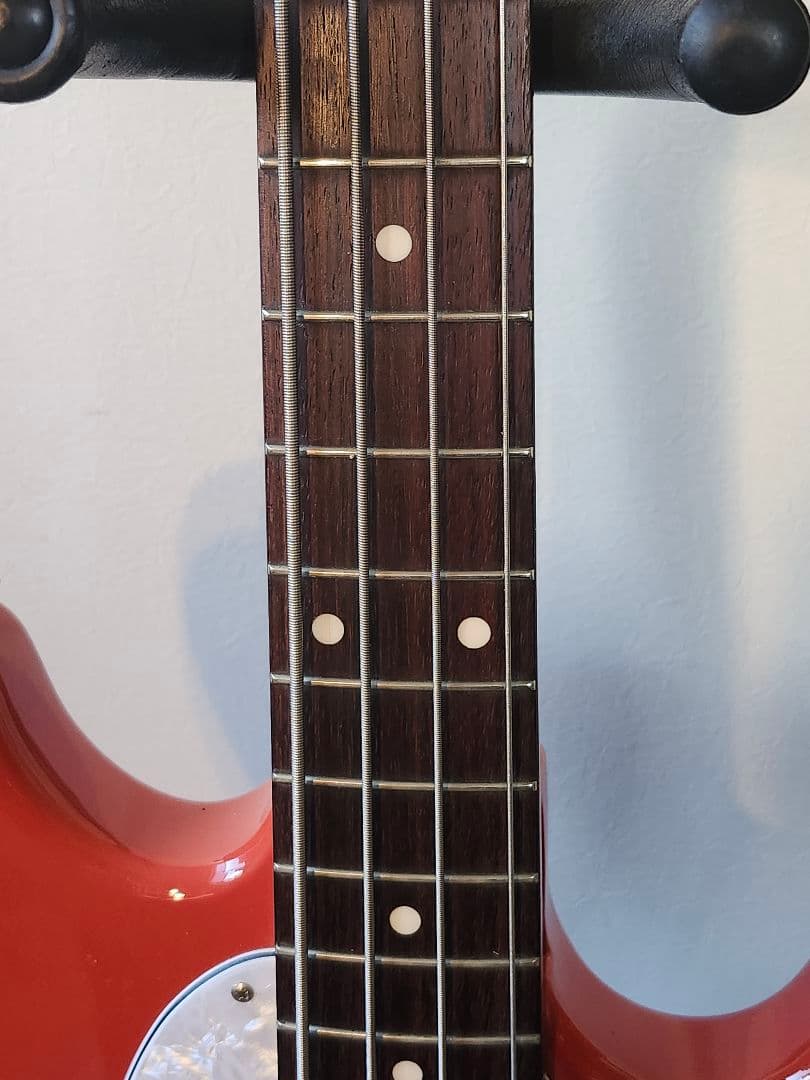 Fender Mustang Bass レッド 美品。