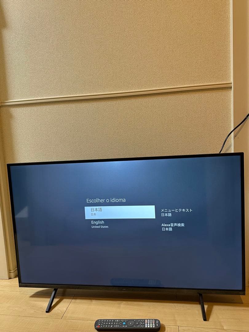 送料込み！JVC JL-43YX10 Fire TV搭載 4K液晶テレビ 43V