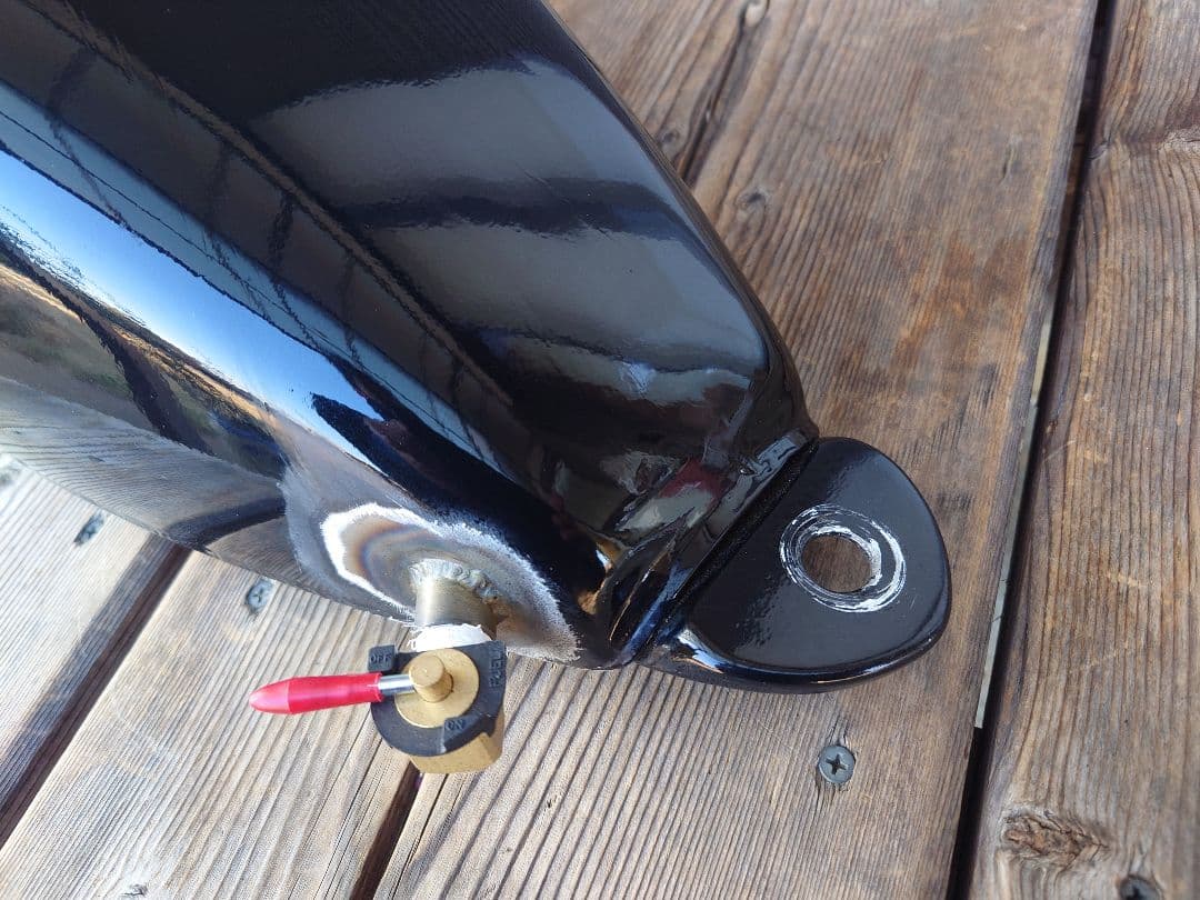 モンキー5Lタンク汎用　スポーツスター　1/4NPTコック溶接済