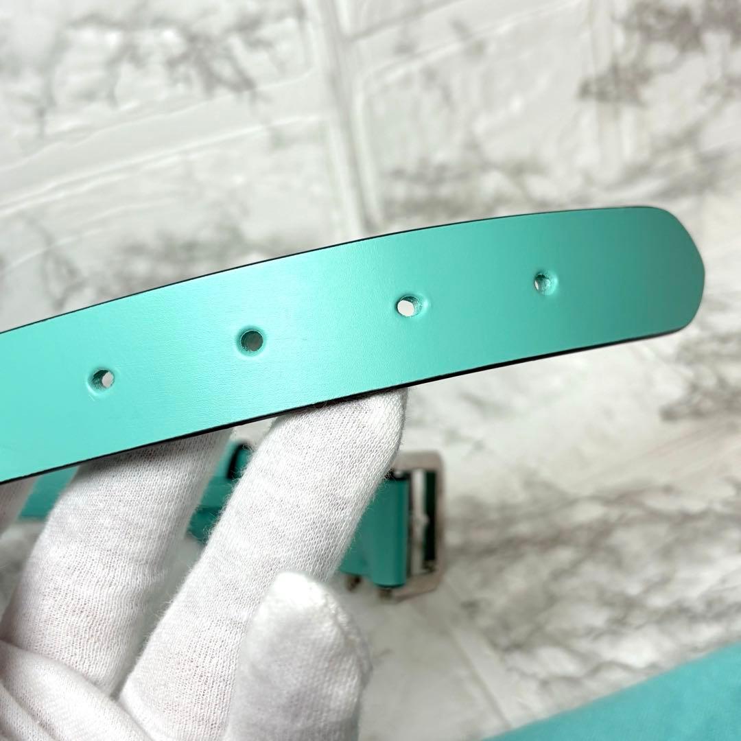 未使用品　TIFFANY ティファニー　首輪　ティファニーブルー　レザー