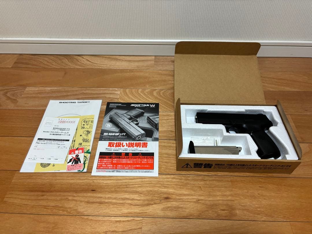 ウエスタンアームズ WA S&W40F シグマ ガスガン ASGK刻印有り