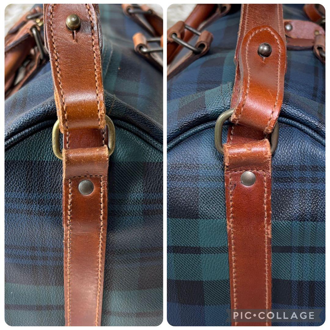 ✨状態良✨ ポロ ラルフローレン ボストンバッグ 付属品完備 タータンチェック