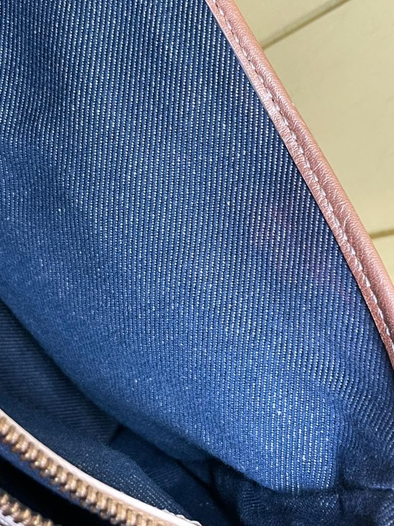 s*i様 CELINE セリーヌ パリ マカダム ブギーバッグ デニム ハンドバ