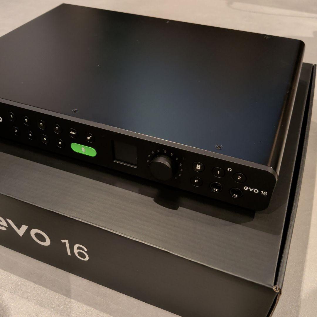 Audient evo 16 ラックマウントキット付き