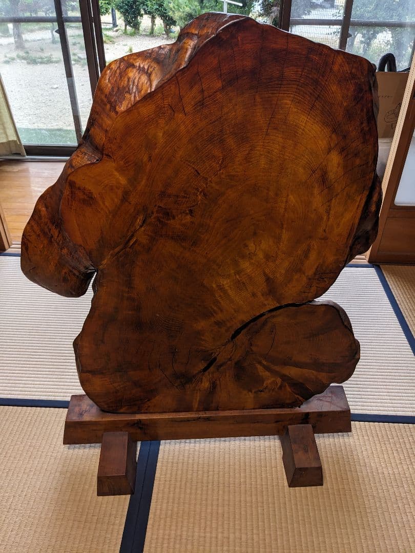 衝立 自然な木目