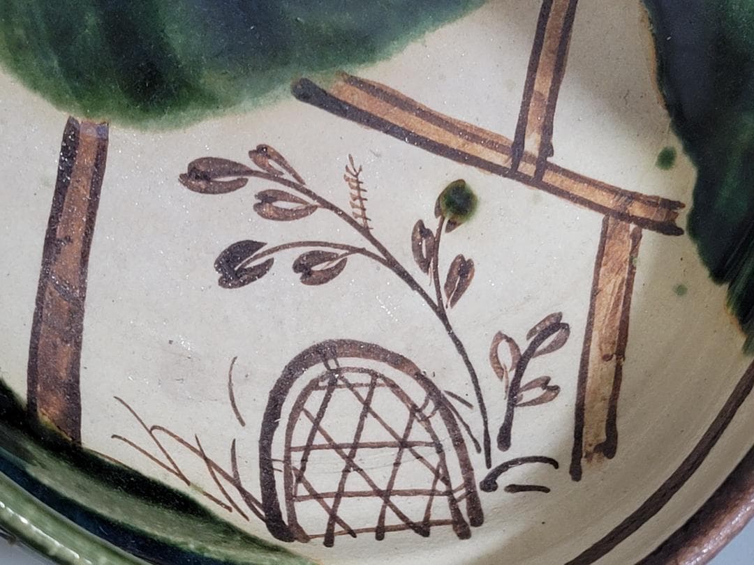 茶道具 織部 手鉢 共箱 美品 DT458