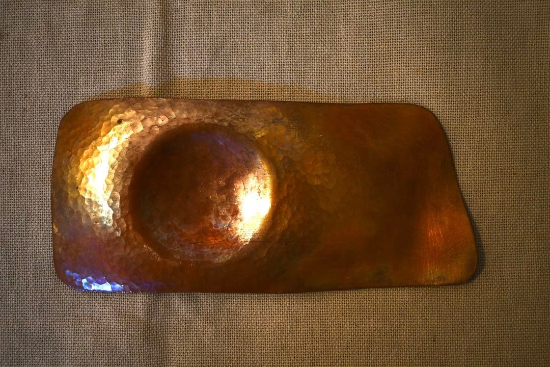 水野正美　真鍮プレート　お皿　燭台　カトラリー　茶器　ブロカント　作家　民藝