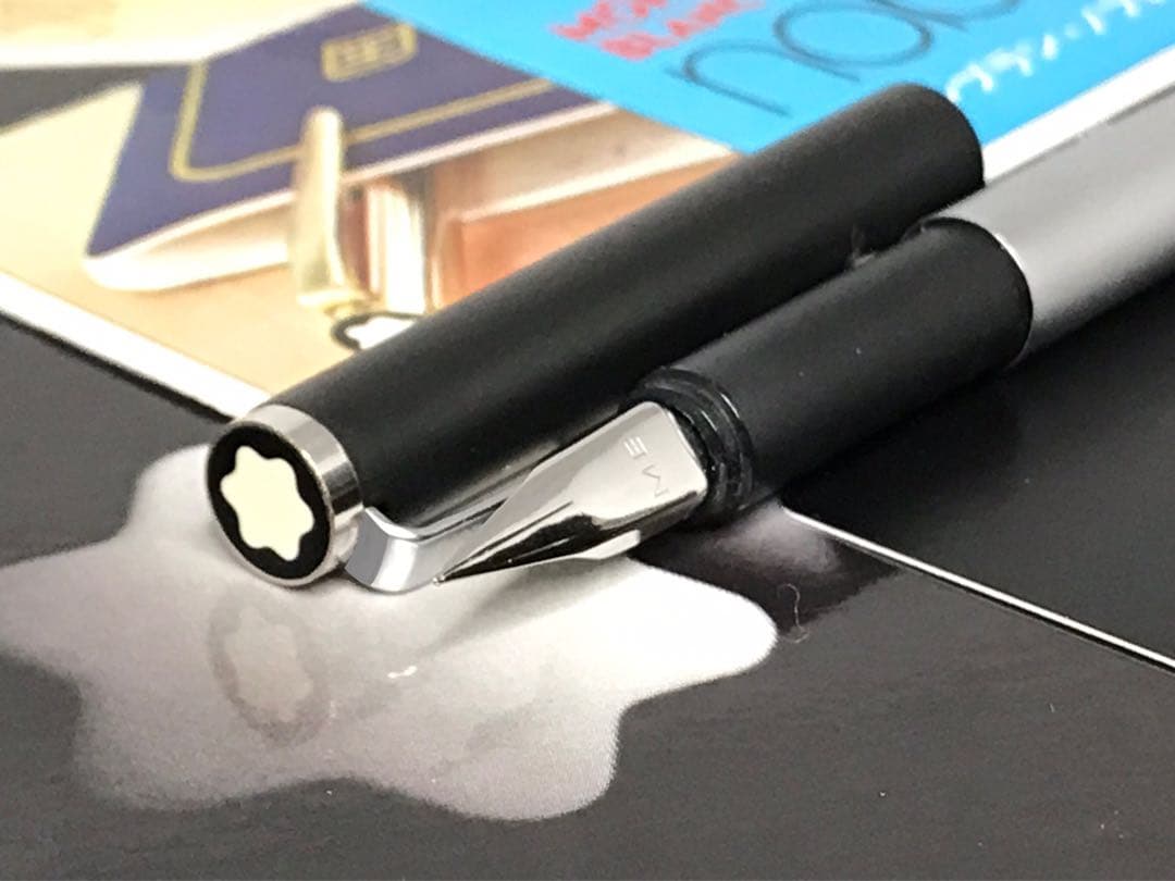 ⭐️非常に稀少なモデルNo1120ブラック&グラファイトメタリック仕上⭐️モンブラン