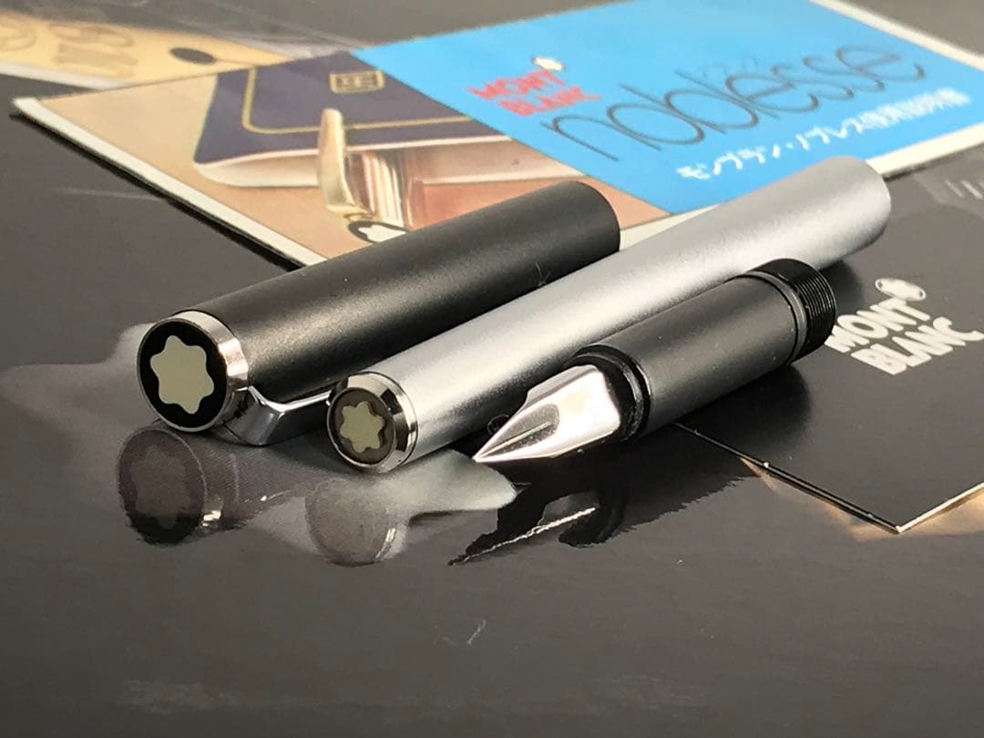 ⭐️非常に稀少なモデルNo1120ブラック&グラファイトメタリック仕上⭐️モンブラン