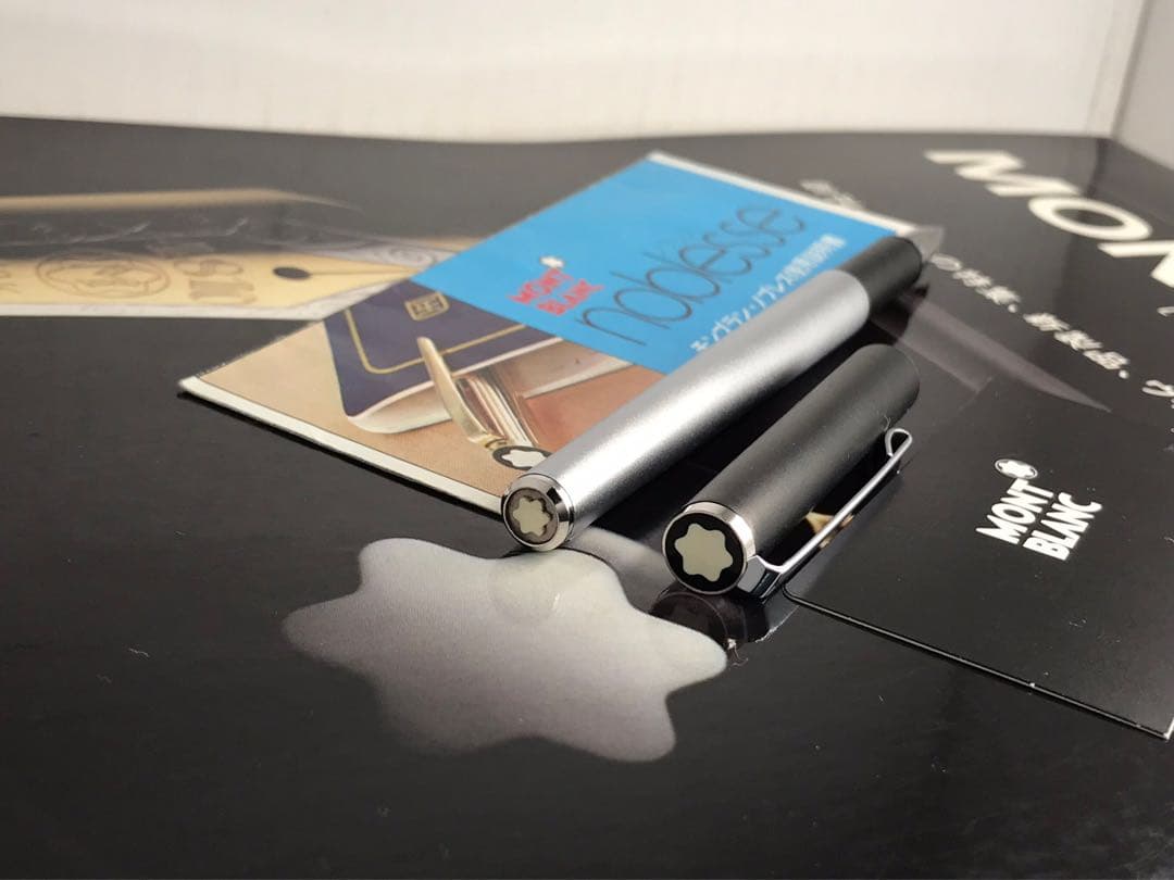 ⭐️非常に稀少なモデルNo1120ブラック&グラファイトメタリック仕上⭐️モンブラン