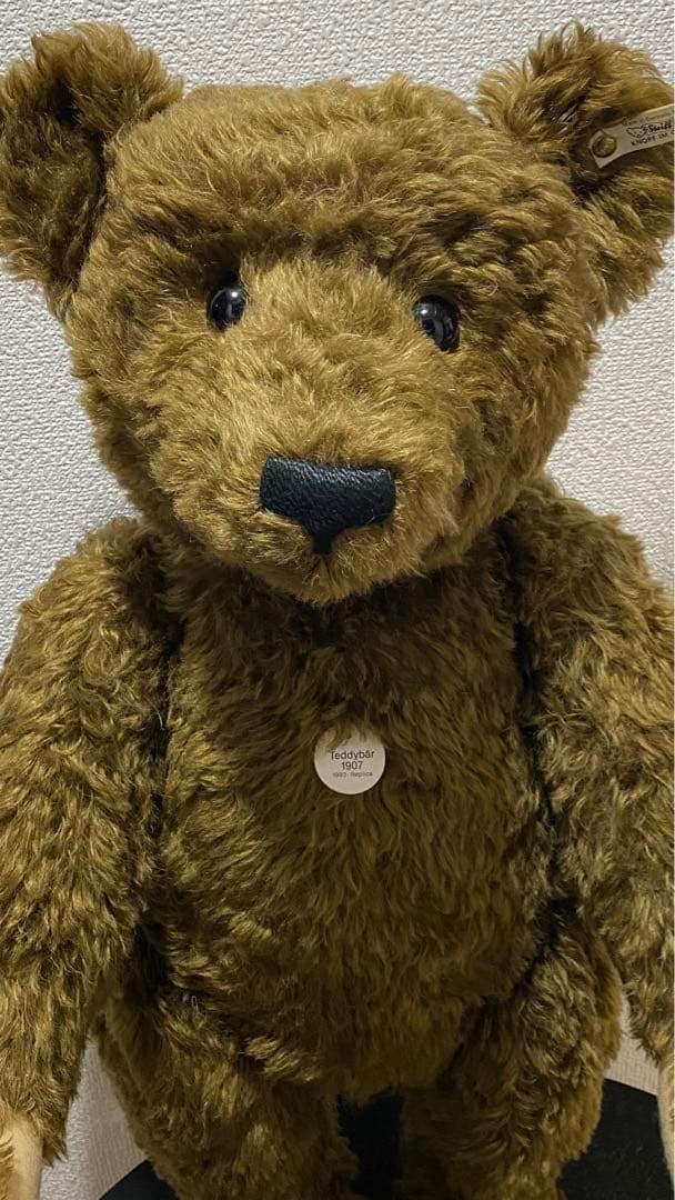 【激レア】テディベア【シュタイフ1907年レプリカ　1993年製
