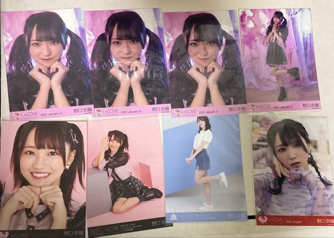 イコラブ 野口衣織 生写真 ＝Love