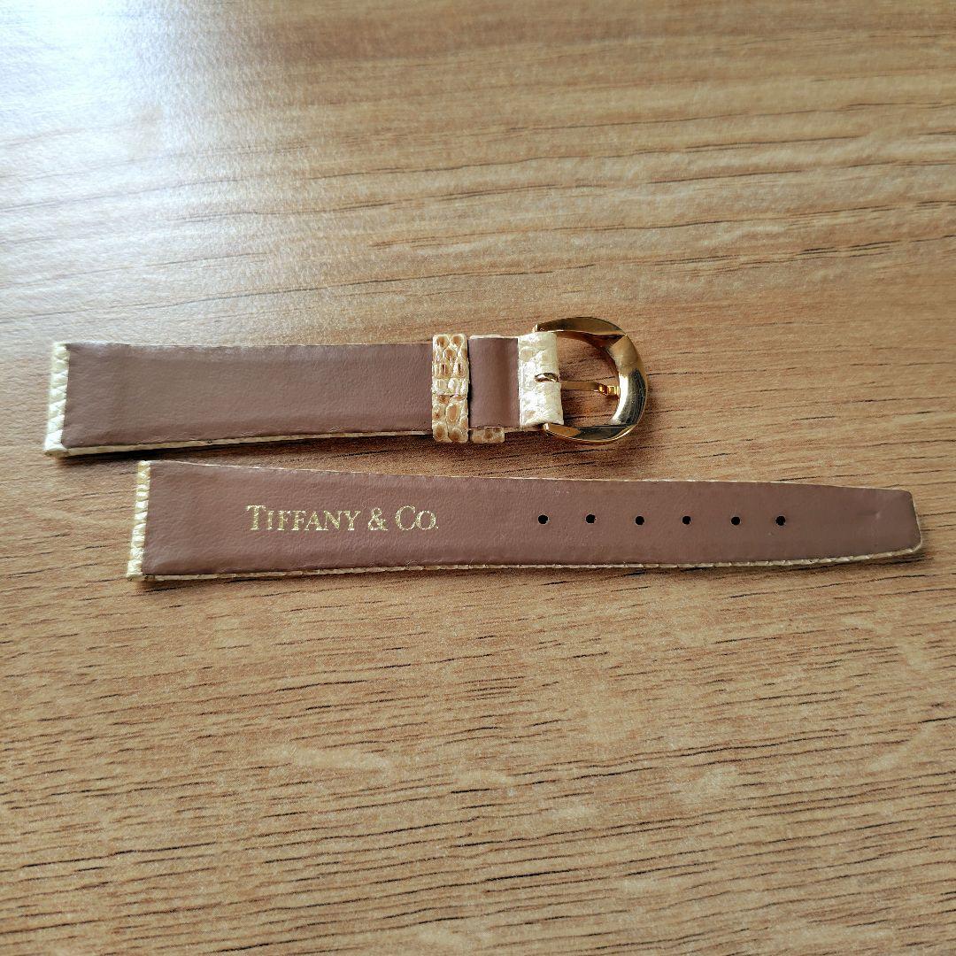 【希少】ティファニー 　ウォッチベルト　リザード　17ミリ