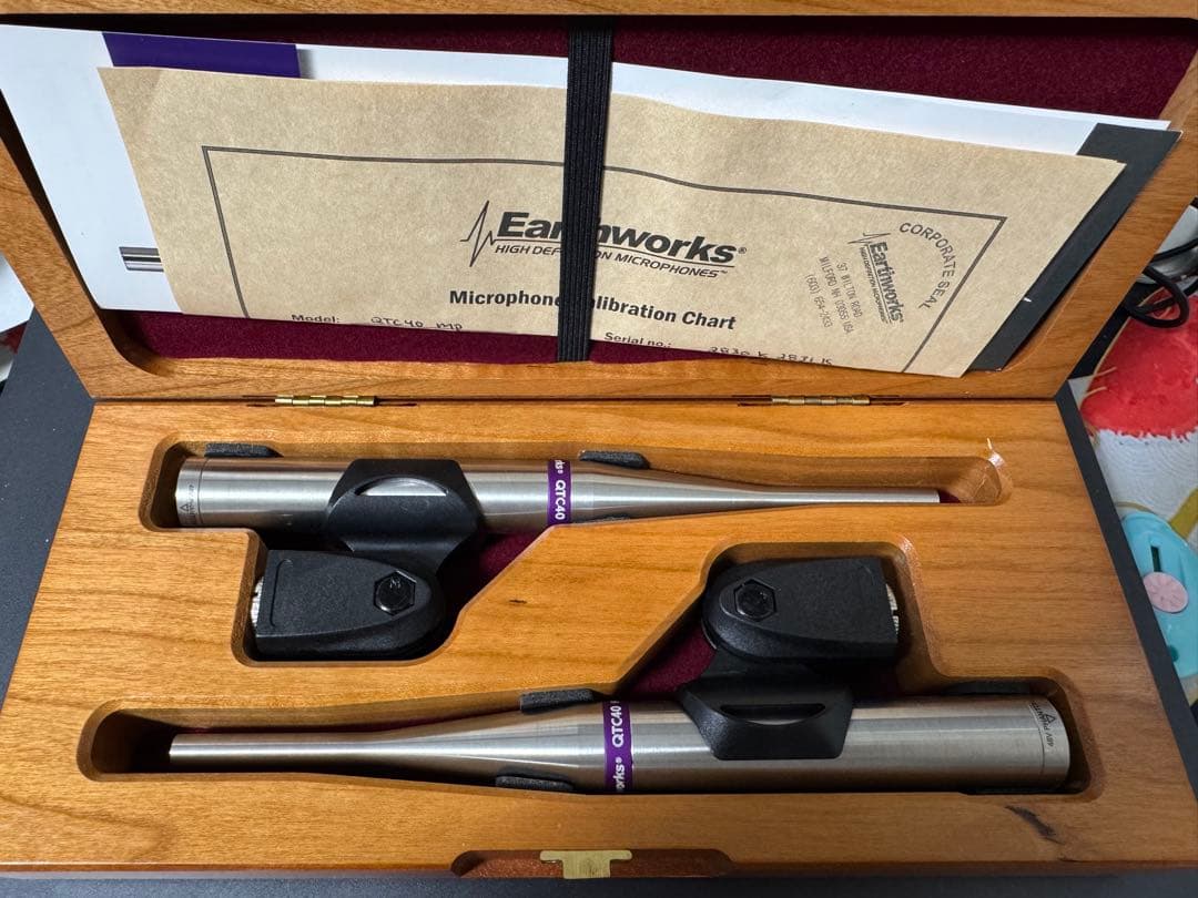 Earthworks QTC40 コンデンサマイク MP 測定
