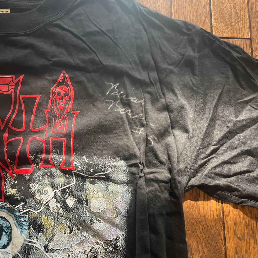 【レア】Death 「Symbolic」 Tシャツ　メンバー　サイン入　Lサイズ