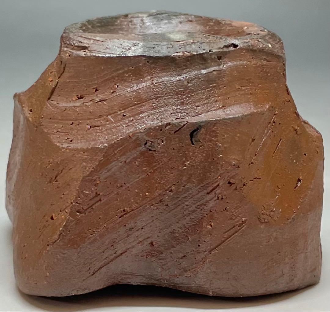 末石泰節　備前徳利　ぐい呑　備前焼　共箱　栞 　C5543