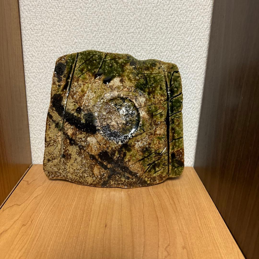 塚本治彦　織部角皿