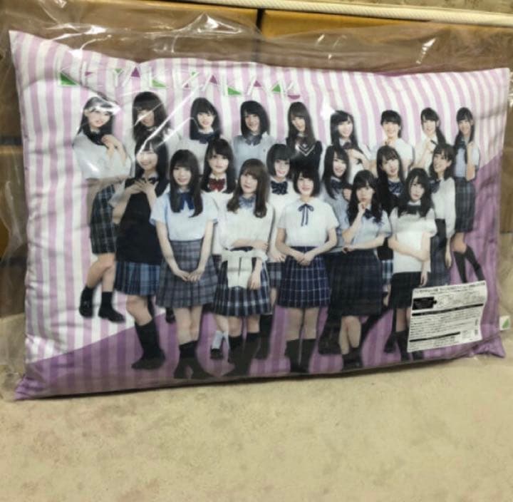 サイン入りBIGクッション「欅坂46くじ ワンモアチャンス賞キャンペーン」