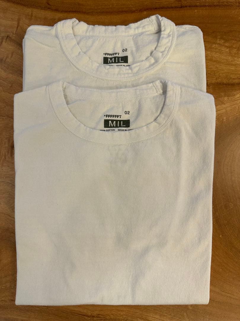 FFFFFFT MIL 02 白T 木村拓哉 Tシャツ 2パック