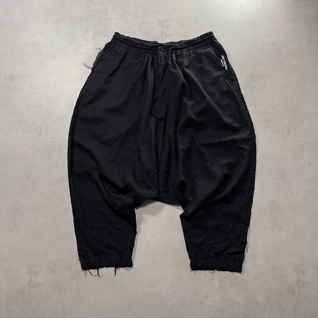 Yohji Yamamoto ヨウジ ヤマモト 皺加工 サルエルパンツ