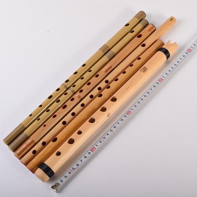 篠笛　スズキ　竹製　銀鈴　プラスチック　童子　七・八本調子　六本　V　R7808