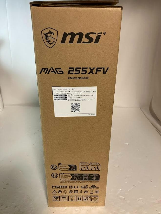 【美品】 msi MAG255XFV 24.5インチ ゲーミングモニター